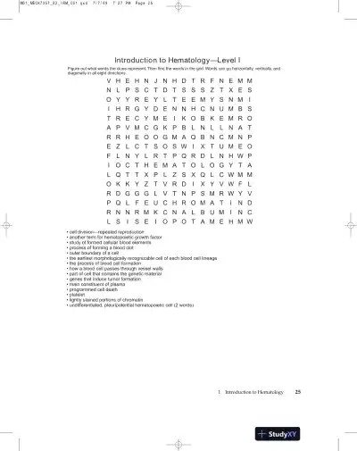 Solution Manual for Clinical Laboratory Hematology, 2nd Edition - Page 9 preview image