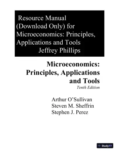 Solution Manual for Macroeconomics: Principles, Applications, and Tools, 10th Edition - Page 1 preview image
