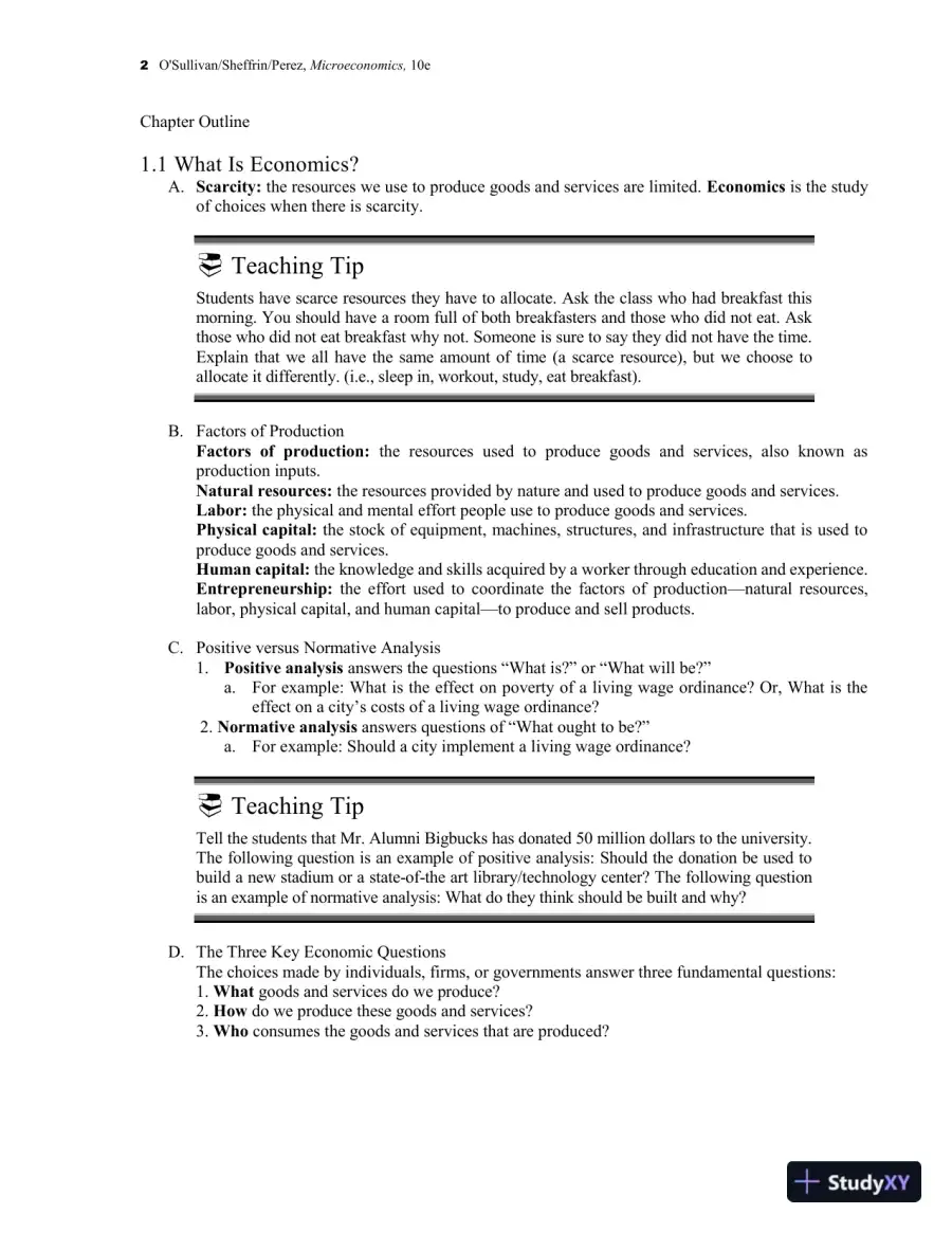 Solution Manual for Macroeconomics: Principles, Applications, and Tools, 10th Edition, page 5