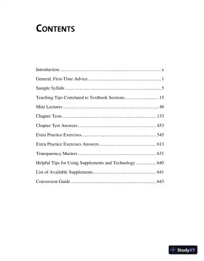 Solution Manual for Intermediate Algebra, 9th Edition - Page 1 preview image