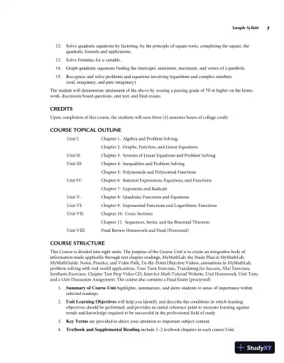 Solution Manual for Intermediate Algebra, 9th Edition - Page 10 preview image