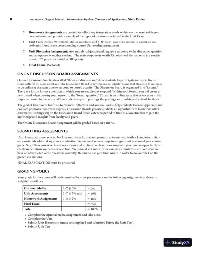 Solution Manual for Intermediate Algebra, 9th Edition - Page 11 preview image