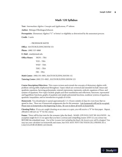 Solution Manual for Intermediate Algebra, 9th Edition - Page 12 preview image