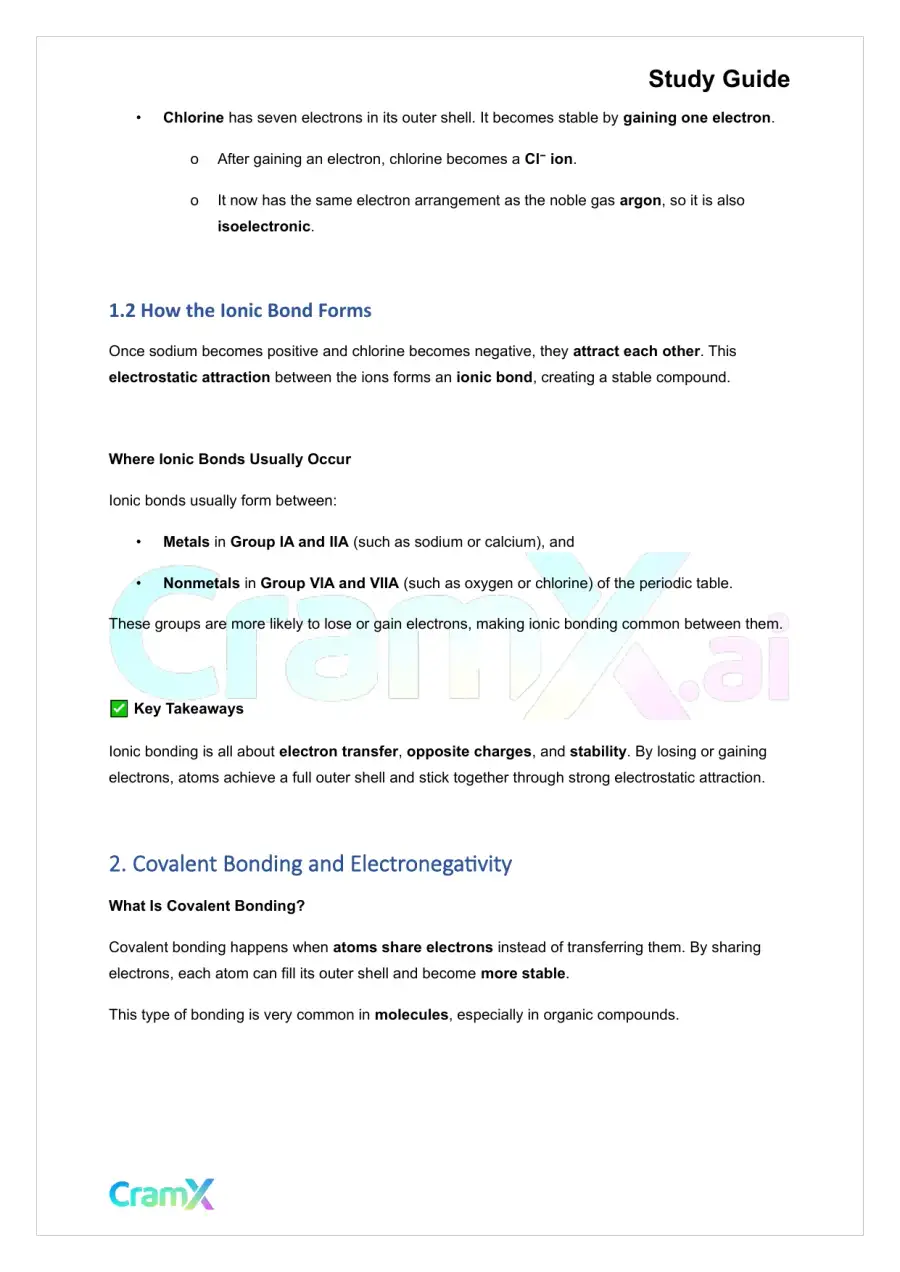 Organic Chemistry I - Review of General Chemistry, page 2