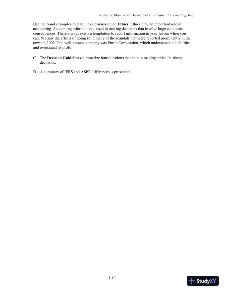 Financial Accounting, Sixth Canadian Edition Solution Manual, page 12