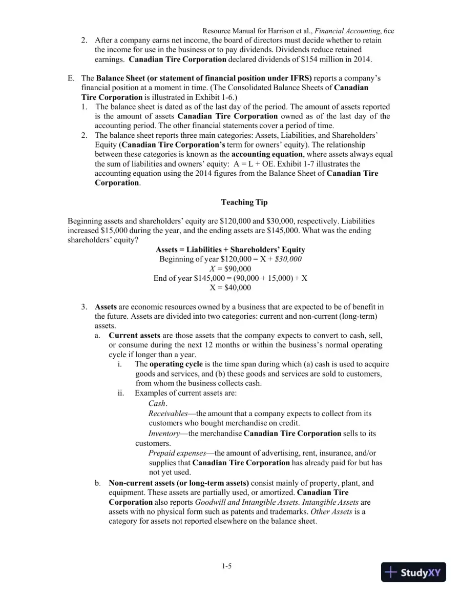 Financial Accounting, Sixth Canadian Edition Solution Manual, page 7