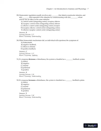 Visual Anatomy and Physiology 3rd Edition Test Bank - Page 10 preview image