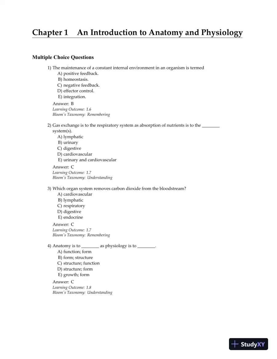 Visual Anatomy and Physiology 3rd Edition Test Bank, page 4