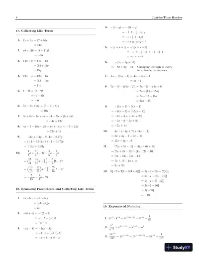 Solution Manual For Intermediate Algebra, 13th Edition - Page 11 preview image