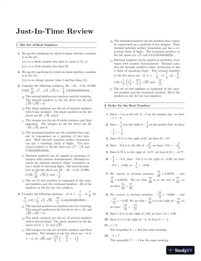 Solution Manual For Intermediate Algebra, 13th Edition - Page 4 preview image