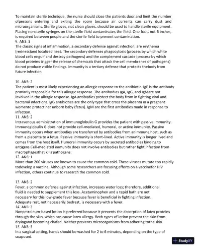 Test Bank for Current Medical Diagnosis and Treatment 2023 (Ie), 62nd Edition (Chapters 27) - Page 10 preview image