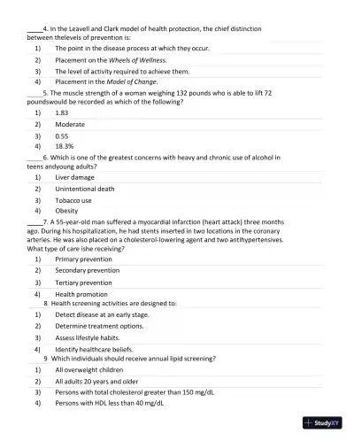 Test Bank for Current Medical Diagnosis and Treatment 2023 (Ie), 62nd Edition (Chapters 27) - Page 16 preview image