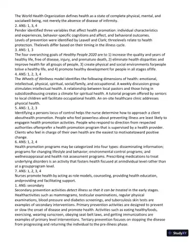 Test Bank for Current Medical Diagnosis and Treatment 2023 (Ie), 62nd Edition (Chapters 27) - Page 22 preview image