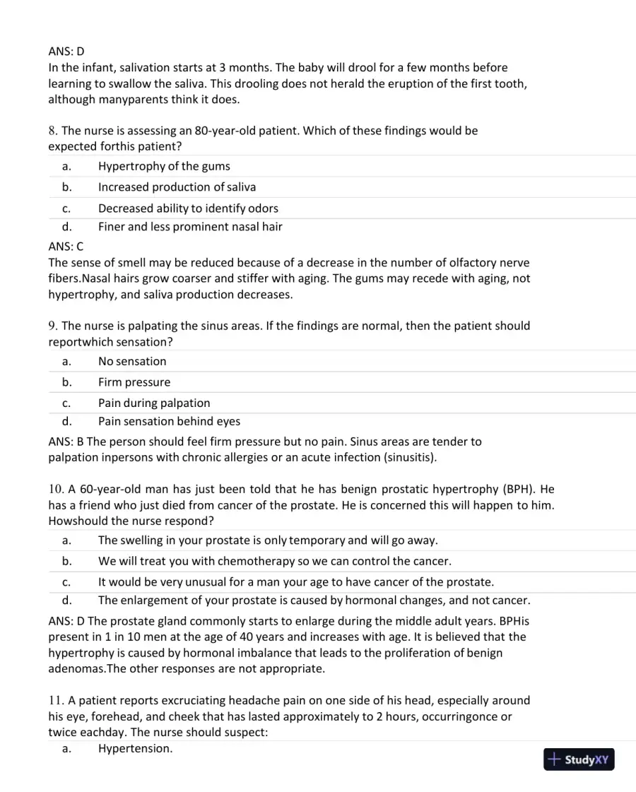 Test Bank for Current Medical Diagnosis and Treatment 2023 (Ie), 62nd Edition (Chapters 27), page 26