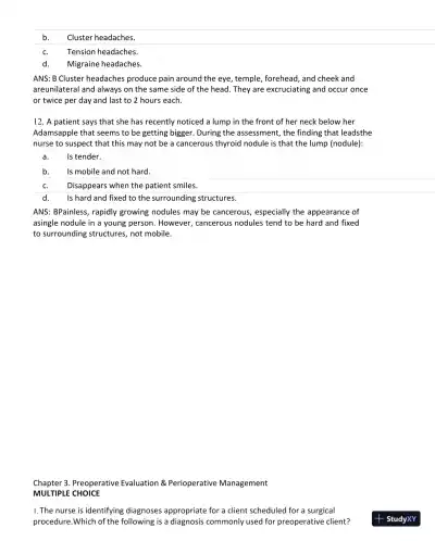 Test Bank for Current Medical Diagnosis and Treatment 2023 (Ie), 62nd Edition (Chapters 27) - Page 27 preview image