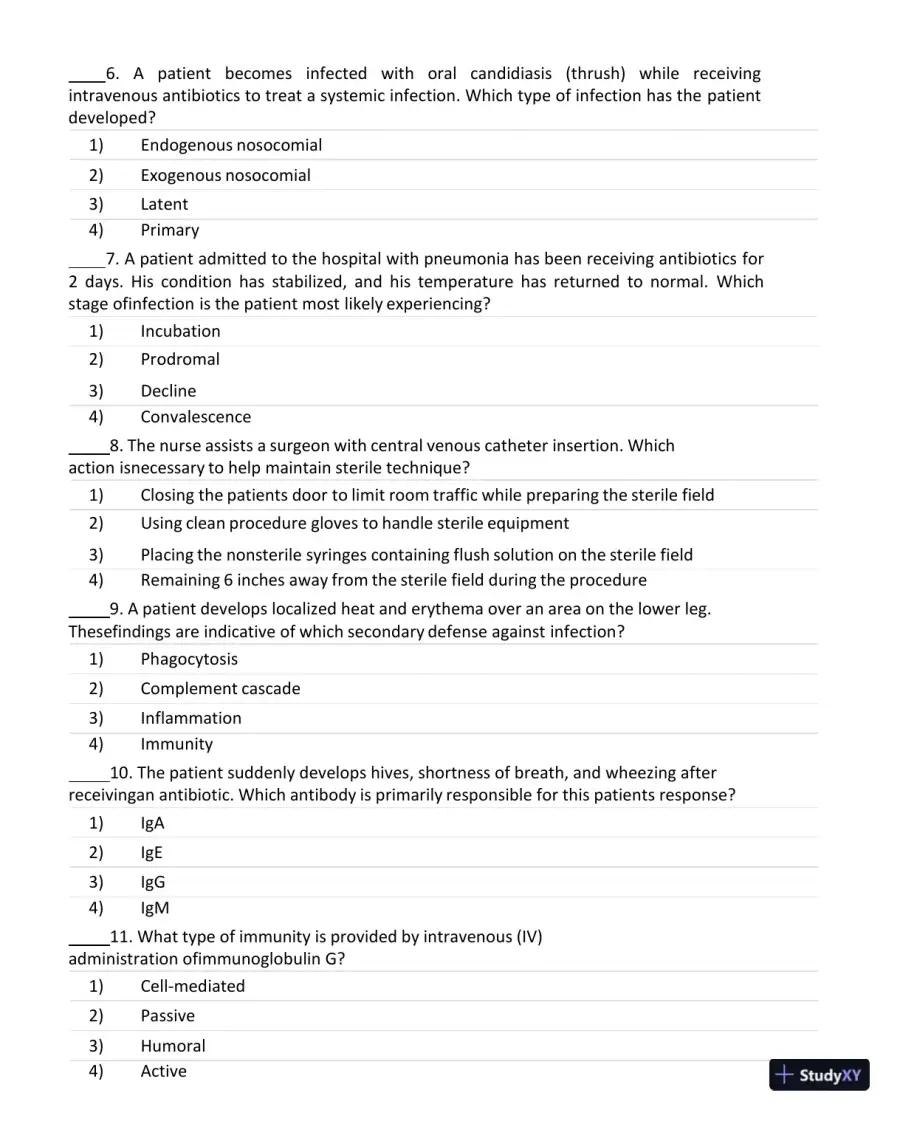 Test Bank for Current Medical Diagnosis and Treatment 2023 (Ie), 62nd Edition (Chapters 27), page 3
