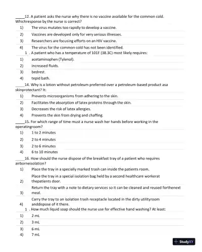 Test Bank for Current Medical Diagnosis and Treatment 2023 (Ie), 62nd Edition (Chapters 27) - Page 4 preview image