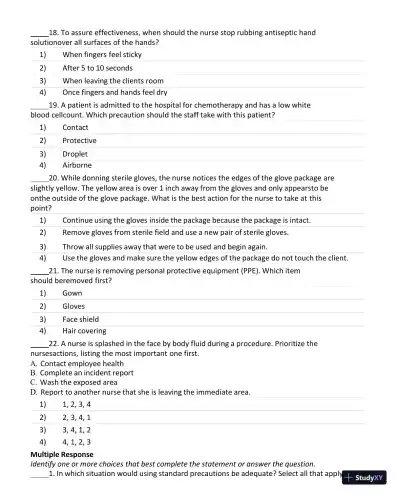 Test Bank for Current Medical Diagnosis and Treatment 2023 (Ie), 62nd Edition (Chapters 27) - Page 5 preview image