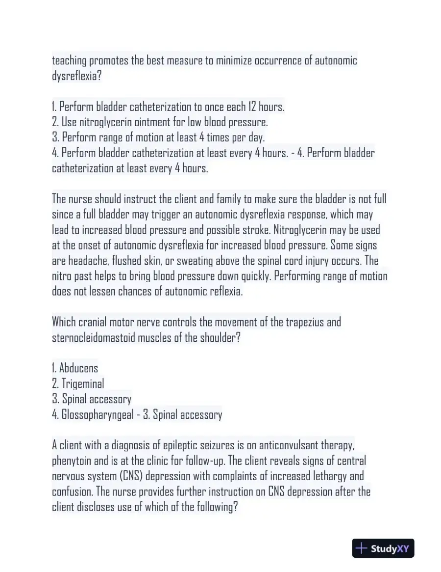 NURS480 Comprehensive Practice Exam With Answers (189 Solved Questions), page 13