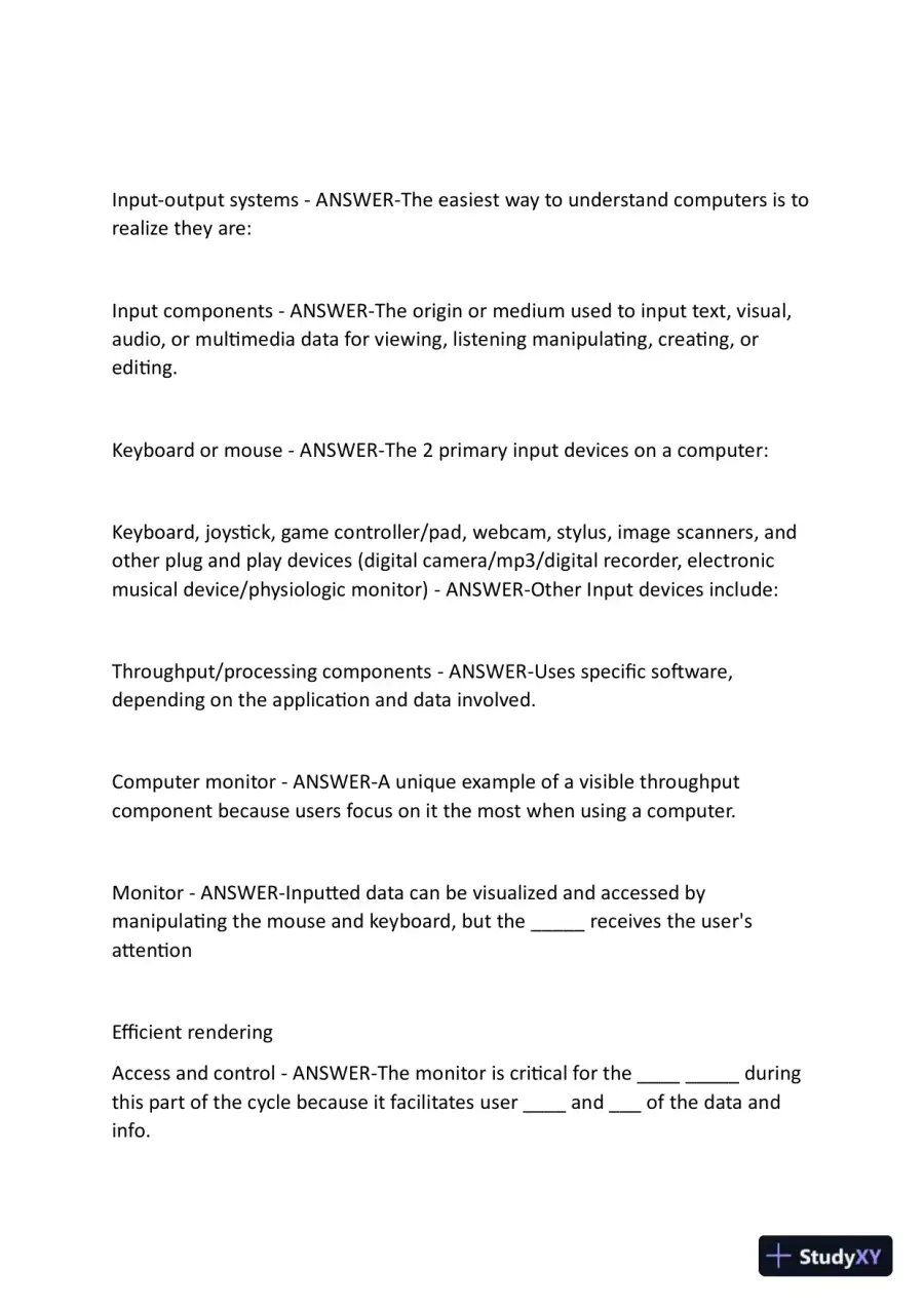 2024 MHA705 Computer Science Module 2 Exam With Answers (56 Solved Questions), page 3