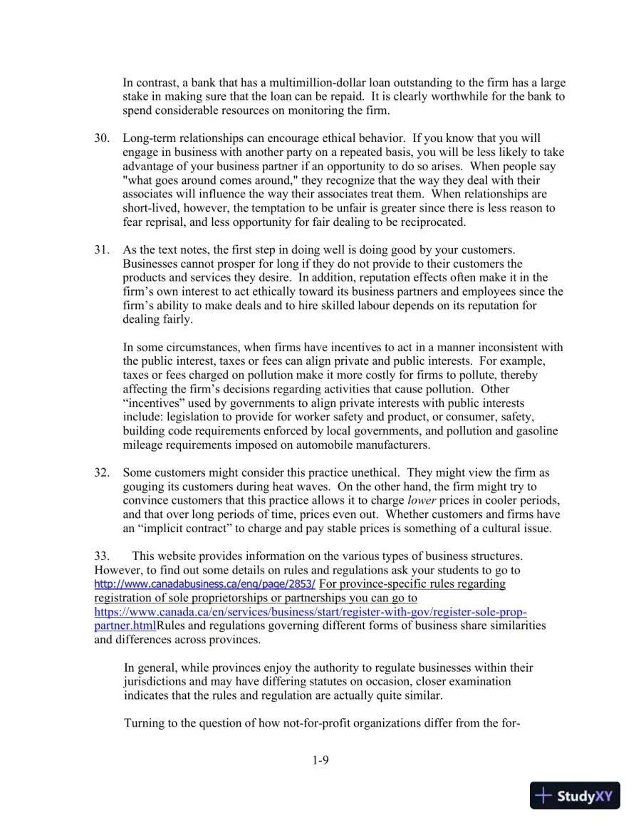 Solution Manual For Fundamentals Of Corporate Finance, Seventh Canadian Edition, page 10