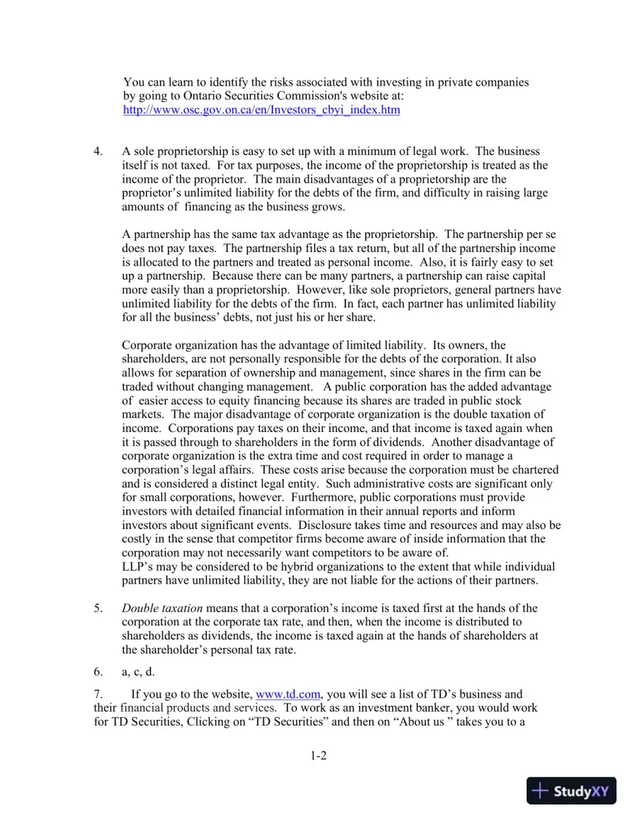 Solution Manual For Fundamentals Of Corporate Finance, Seventh Canadian Edition, page 3