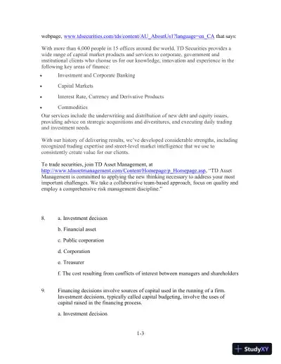 Solution Manual For Fundamentals Of Corporate Finance, Seventh Canadian Edition - Page 4 preview image