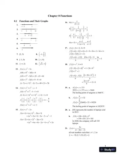 Solution Manual for Calculus and Its Applications, 14th Edition - Page 5 preview image