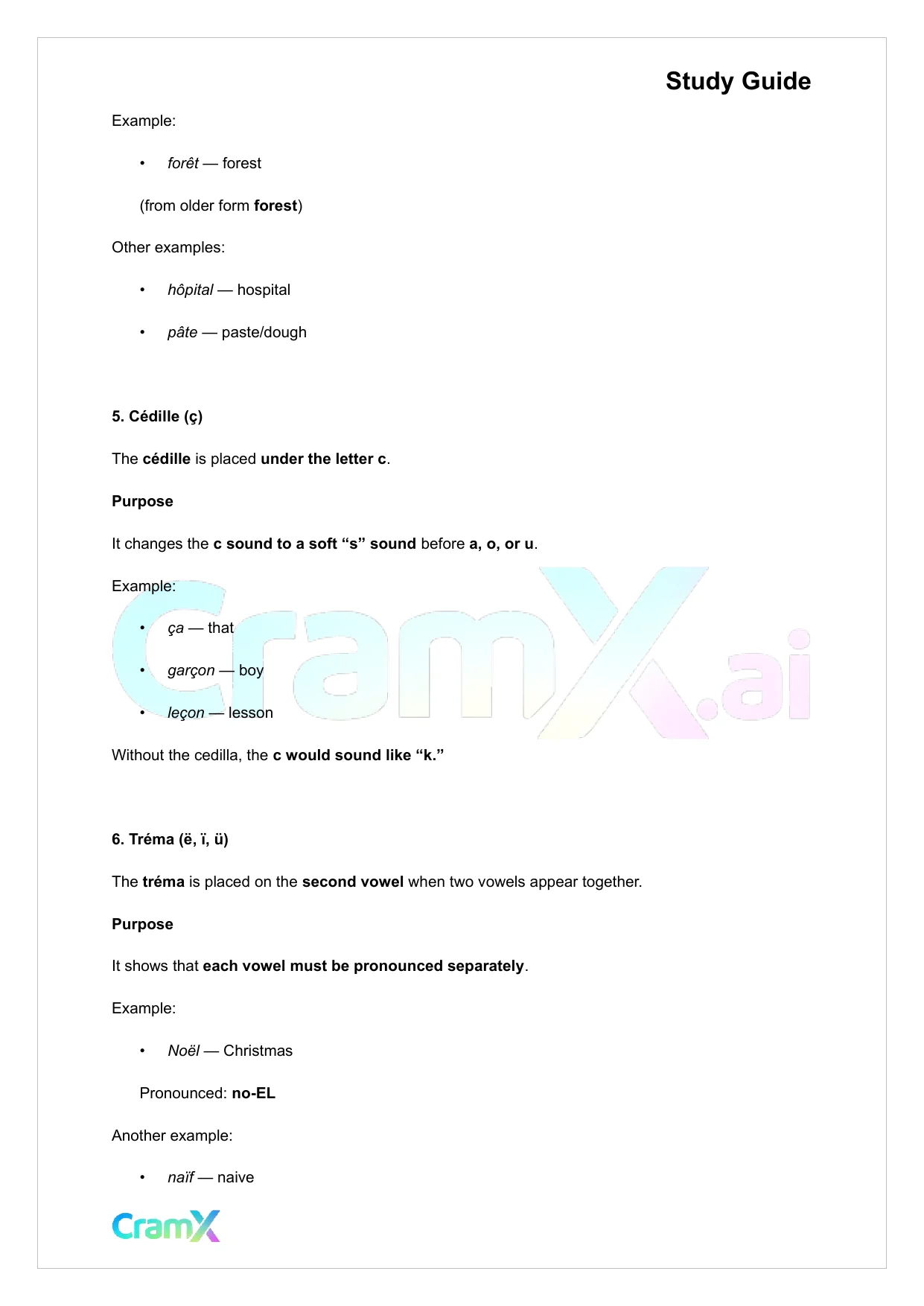 French I - Pronunciation - Page 3 preview image