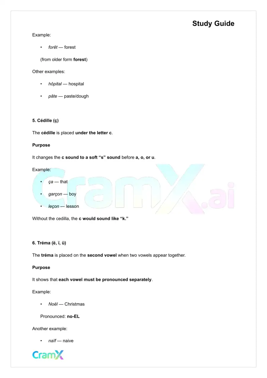 French I - Pronunciation, page 3
