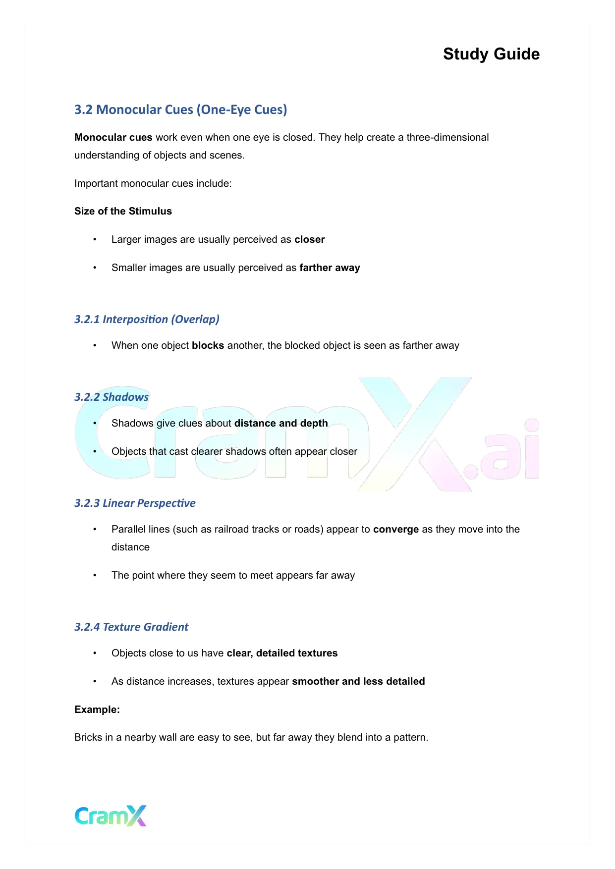 Psychology - Psychology Perception - Page 5 preview image