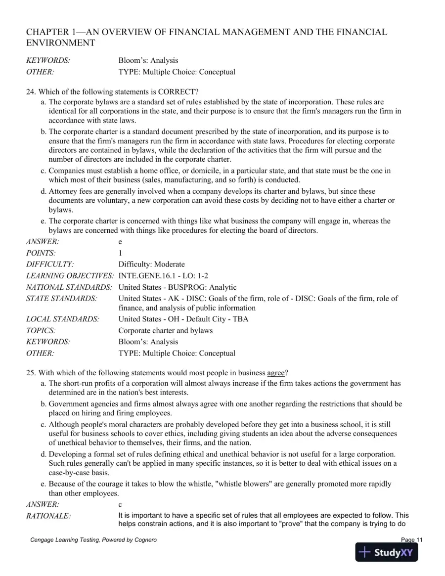 Test Bank For Intermediate Financial Management, 12th Edition, page 12