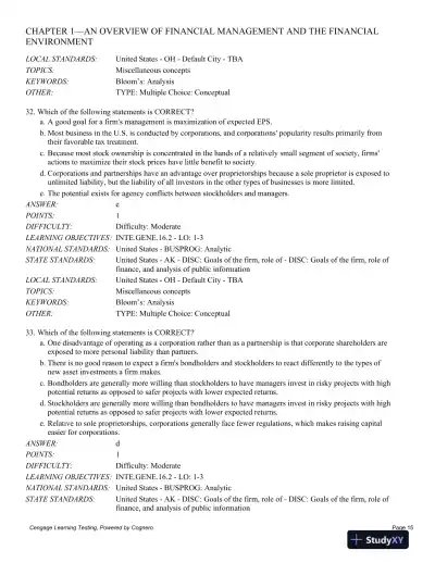 Test Bank For Intermediate Financial Management, 12th Edition - Page 16 preview image