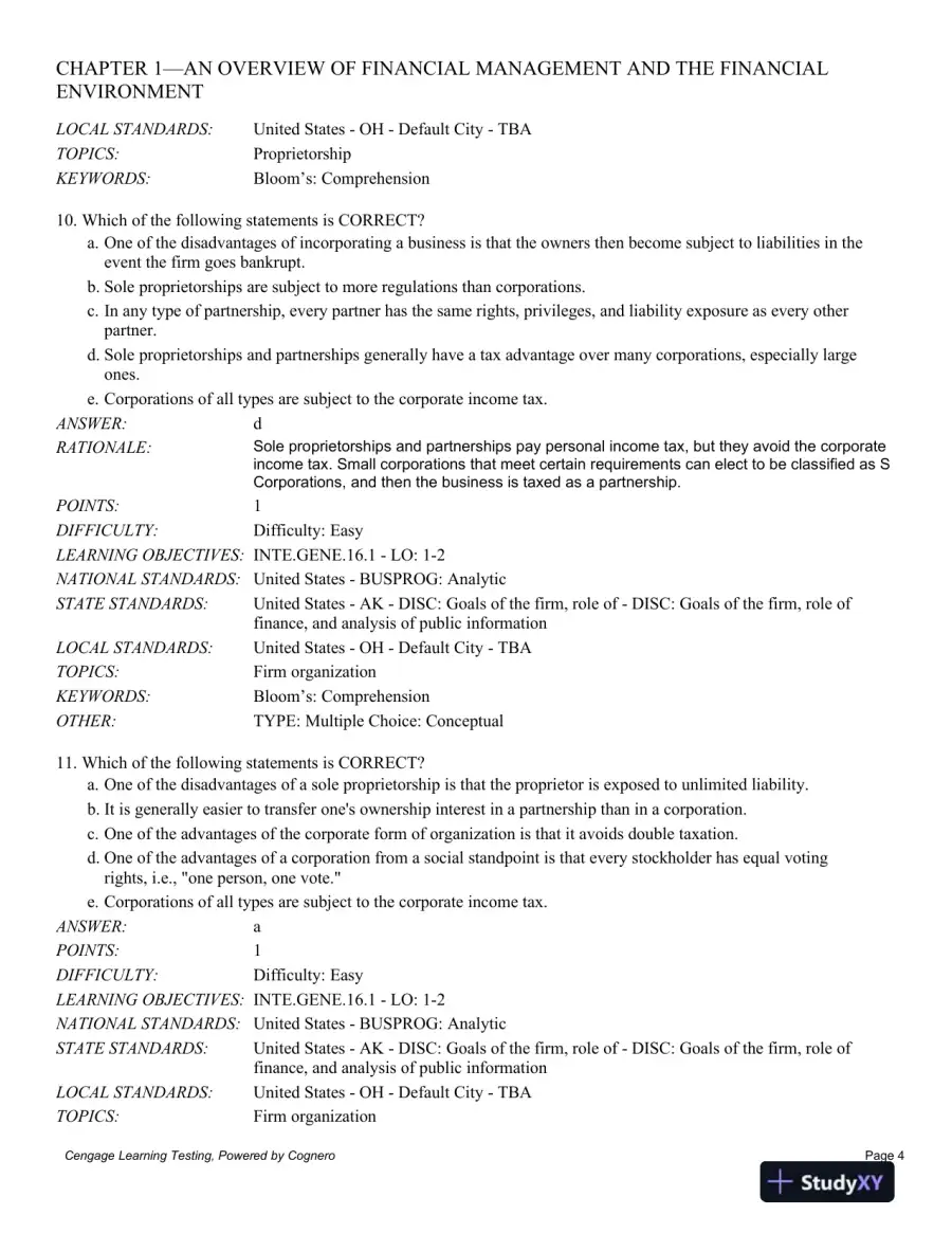 Test Bank For Intermediate Financial Management, 12th Edition, page 5
