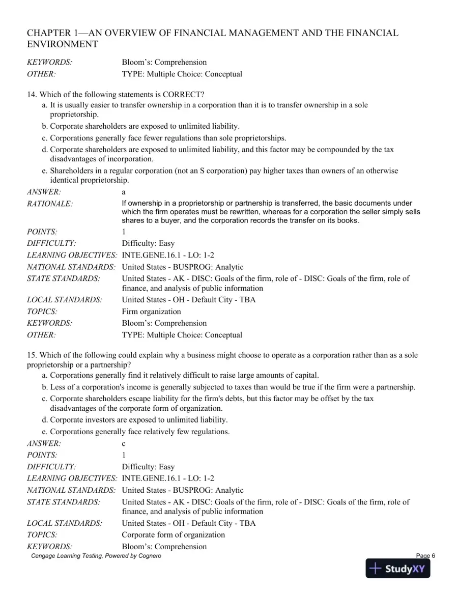 Test Bank For Intermediate Financial Management, 12th Edition, page 7