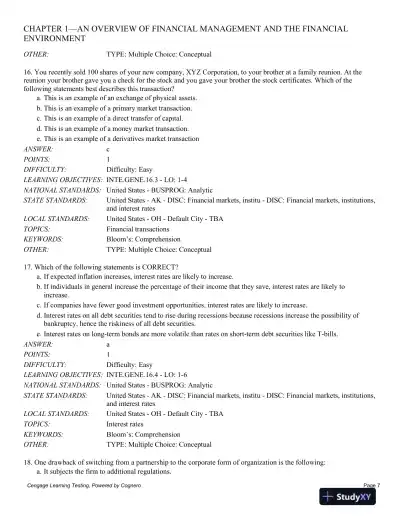 Test Bank For Intermediate Financial Management, 12th Edition - Page 8 preview image