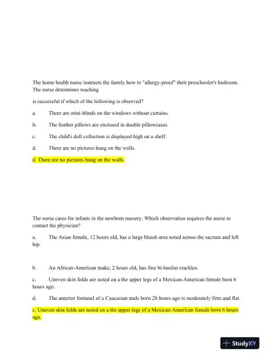 2024 KAPLAN Clinical analysis Predictor Exam With Answers (30 Solved Questions) - Page 4 preview image