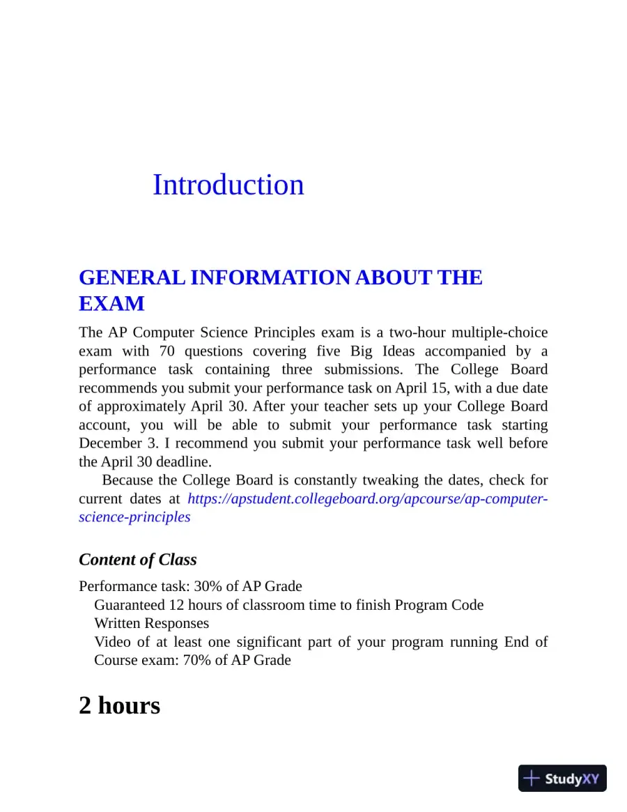 AP Computer Science Principles with 3 Practice Tests (2021), page 11