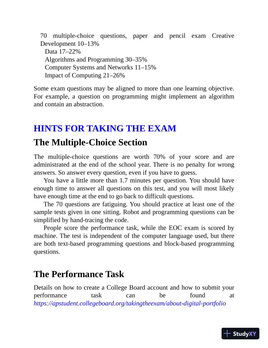 AP Computer Science Principles with 3 Practice Tests (2021), page 12