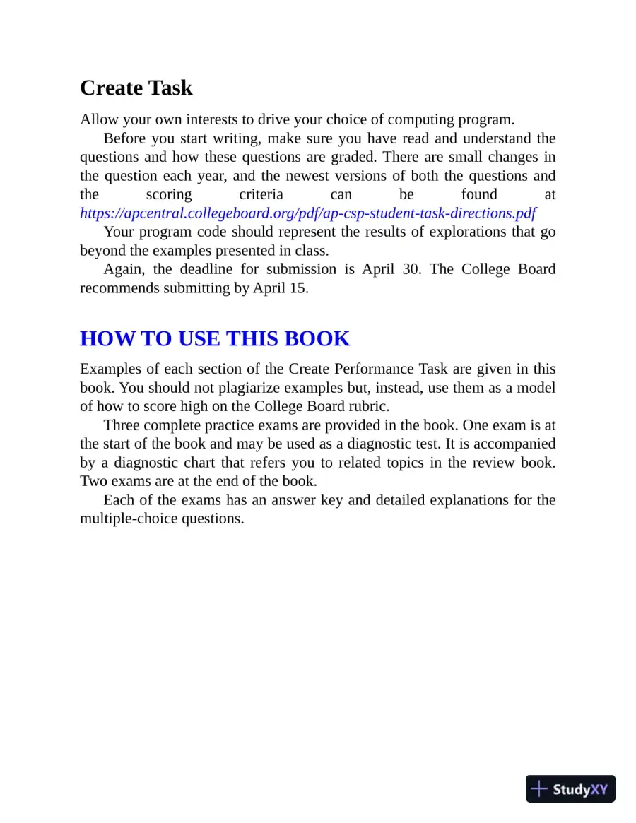 AP Computer Science Principles with 3 Practice Tests (2021), page 13