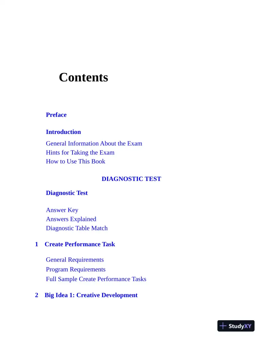 AP Computer Science Principles with 3 Practice Tests (2021), page 5