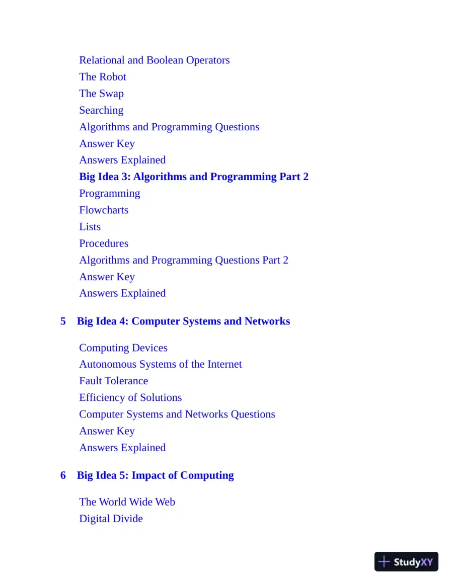 AP Computer Science Principles with 3 Practice Tests (2021), page 7