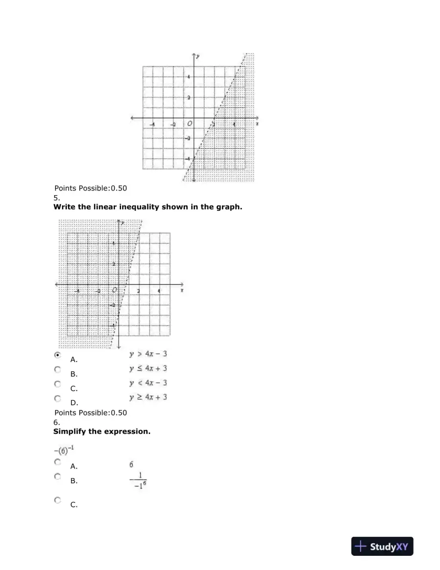 Algebr Systems of Equations, Inequalities, and Expressions, page 4