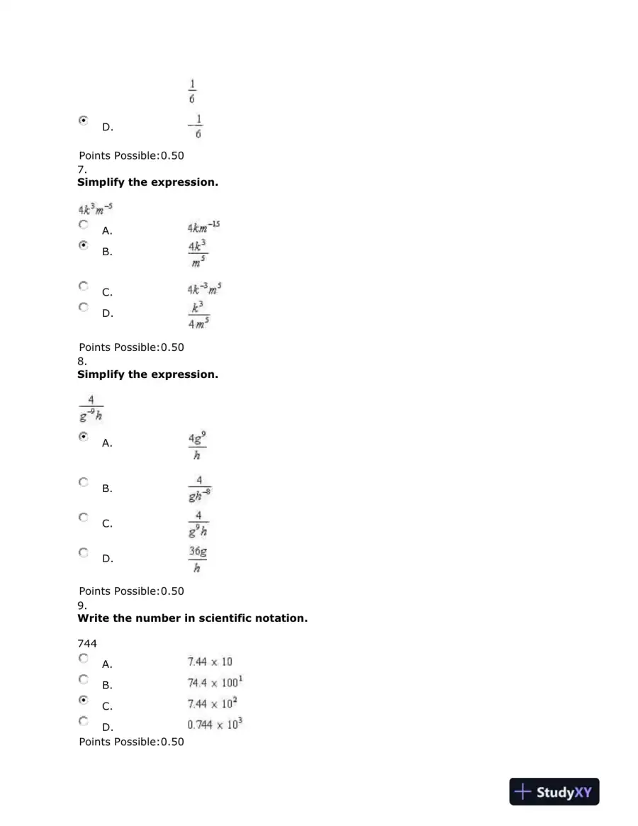 Algebr Systems of Equations, Inequalities, and Expressions, page 5
