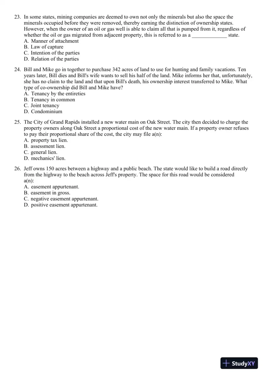 Real Estate Principles: A Value Approach (The Mcgraw-hill/Irwin Series in Finance, Insurance, and Real Estate) 3rd Edition Test Bank, page 13