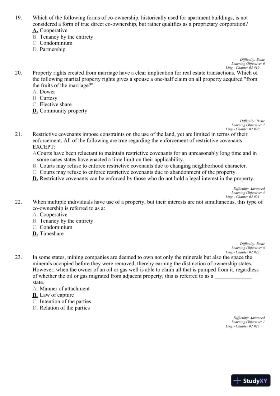 Real Estate Principles: A Value Approach (The Mcgraw-hill/Irwin Series in Finance, Insurance, and Real Estate) 3rd Edition Test Bank, page 17