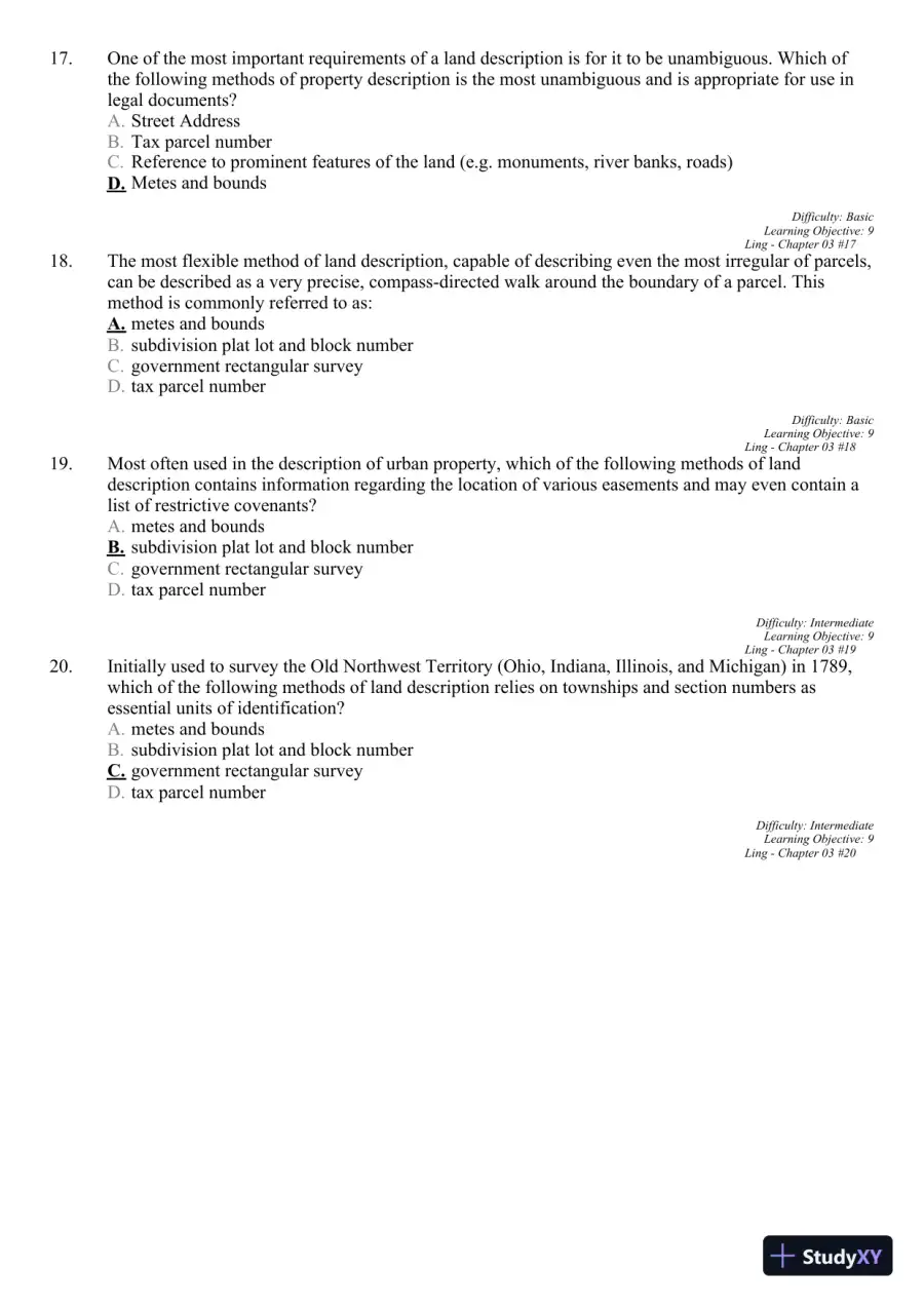 Real Estate Principles: A Value Approach (The Mcgraw-hill/Irwin Series in Finance, Insurance, and Real Estate) 3rd Edition Test Bank, page 26