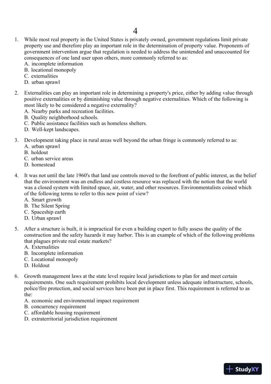 Real Estate Principles: A Value Approach (The Mcgraw-hill/Irwin Series in Finance, Insurance, and Real Estate) 3rd Edition Test Bank, page 28
