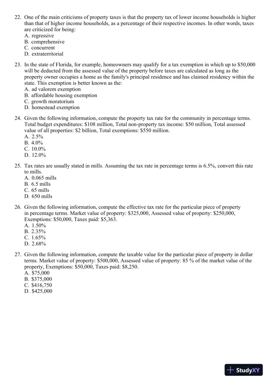 Real Estate Principles: A Value Approach (The Mcgraw-hill/Irwin Series in Finance, Insurance, and Real Estate) 3rd Edition Test Bank, page 31