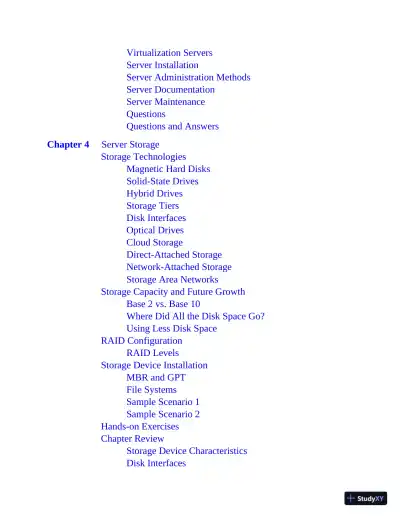 CompTIA Server+ SK0-005 Certification All-in-One Exam Guide, 2nd Edition (2021) - Page 15 preview image